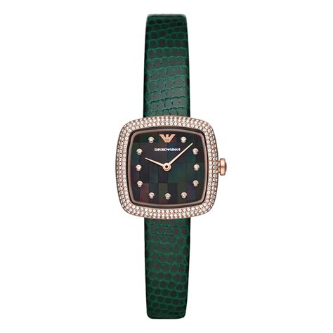 方形 手錶 綠色屬性